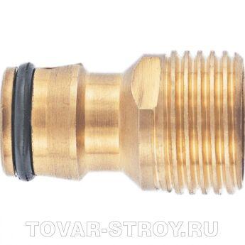 Адаптер латунный, 1/2", внешняя резьба PALISAD