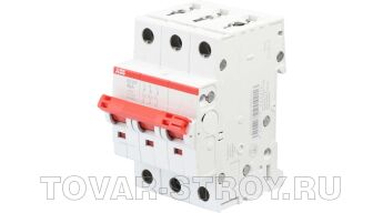 Рубильник ABB серия SD (красный рычаг) 3П 201/50