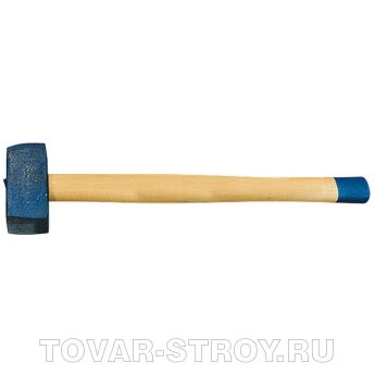 Кувалда, 8000 г, кованая головка, деревянная рукоятка (Труд) Россия