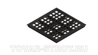Решетка водоприемная Basic ячеистая чугунная ВЧ-50 391х391х33 мм (34403)