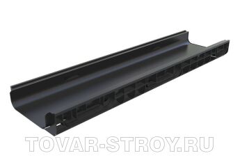 Лоток водоотводный с гидравлическим сечением PolyMax Basic ЛВ-20.26.08-ПП пластиковый 1000х256х80 (8510)