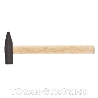 Молоток слесарный, 600 г, квадратный боек, деревянная рукоятка Россия