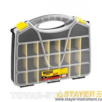 Ящик-органайзер для крепежа STAYER MASTER (38038-18) 18" - 460х355х70 мм