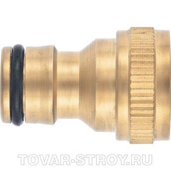 Адаптер латунный, 1/2", внутренняя резьба PALISAD