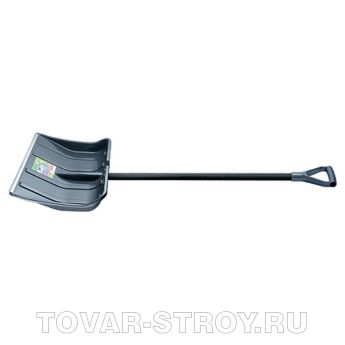 Лопата снеговая 490х370х1380, 2 части (пластик.ковш, дерев.черенок) PALISAD LUXE