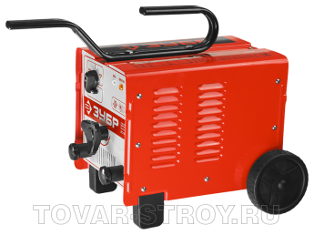 Сварочный трансформатор ЗУБР (ЗТС-180) 180 А мах, 60 А min, 9.6 кВа, электроды 2-4, без вилки