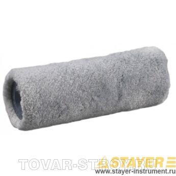 Ролик STAYER 2-02003-24 ПОЛИЭСТЕР EXCLUSIVE ПРОФИ ворс 12 мм, бюгель 8 мм, 48x250 мм