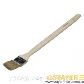 Кисть радиаторная STAYER 0111-38 UNIVERSAL-STANDART, натуральная щетина, дер. ручка, 38 мм