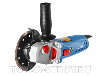Болгарка ЗУБР ПРОФИ (УШМ-П125-1200 ЭПСТ) 1200 Вт, 125 мм, 3000-11000 об/мин