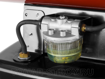 Пушка дизельная непрямого нагрева ЗУБР (ДПН-К9-52000-Д) 52 кВт, 1800 м3/час, 55.5 л, 3.6 кг/ч, дисплей