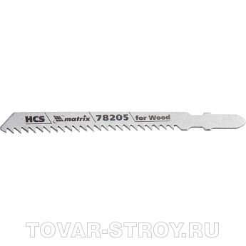Полотна для электролобзика по дереву, 3 шт. T111C, 75 х 3мм, HCS MATRIX Professional