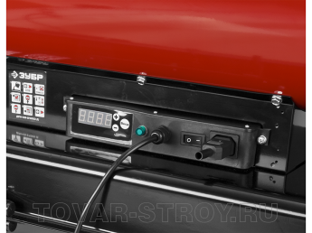 Пушка дизельная непрямого нагрева ЗУБР (ДПН-К9-21000-Д) 21 кВт, 1000 м3/час, 55.5 л, 1.7 кг/ч, дисплей