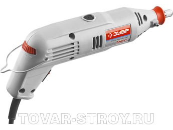 Гравер ЗУБР с набором мини-насадок (ЗГ-130ЭК Н176) 176 предметов