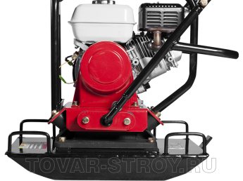 Виброплита прямого хода ЗУБР ПРОФИ для грунта (ЗВПБ-20 ГХ) бензин, 20 кН, 88 кг, 610х460 мм, HONDA GX160
