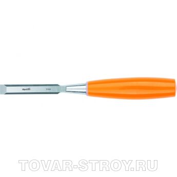 Стамеска, 12 мм, плоская, пластмассовая рукоятка SPARTA