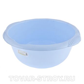 Таз пластмассовый круглый 6,5л, сиреневый ТМ Elfe Россия