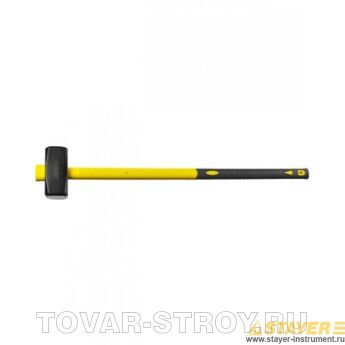 Кувалда STAYER 20110-8 PROFI кованая фибергласовая рукоятка, обратная, 8,0кг