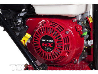 Виброплита прямого хода ЗУБР ПРОФИ для грунта (ЗВПБ-20 ГХ) бензин, 20 кН, 88 кг, 610х460 мм, HONDA GX160