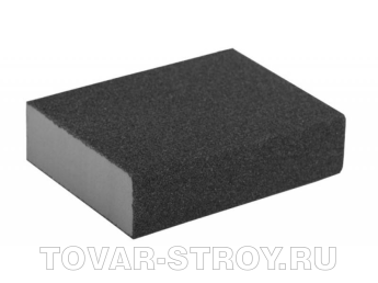 Губка шлифовальная, оксид алюминия ЗУБР (35611-180) 100х68х26 мм, Р180