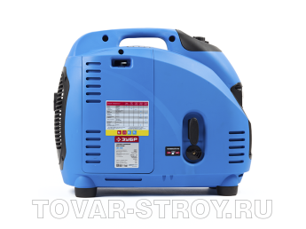 Генератор инверторный ЗУБР (ЗИГ-2500) однофазный, 4-х тактный, 2500/2200 Вт, 220/12 В
