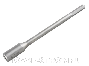 Удлинитель для перьевых сверл ЗУБР с шестигранным хвостовиком 1/4", (29507-300) 300 мм