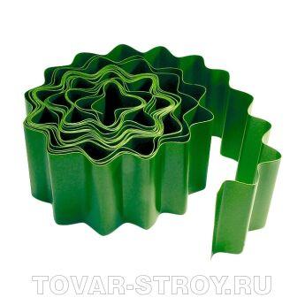 Бордюр садовый 10 х 900 см., зелёный PALISAD