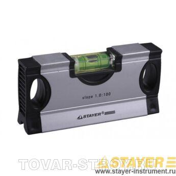 Уровень STAYER 34732-0,5 МИНИ с уклоном, 0.5:100