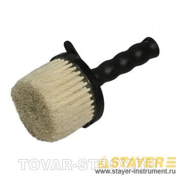 Макловица круглая битумная STAYER 0187-11 STANDART, спец. щетина из натур. раст. волокна, 110 мм