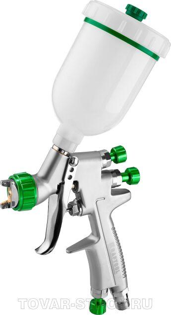 Краскопульт пневматический KRAFTOOL "PRO" Jeta 3000 mini, HVLP, c верхним бачком, 0,8 мм 06561-0.8