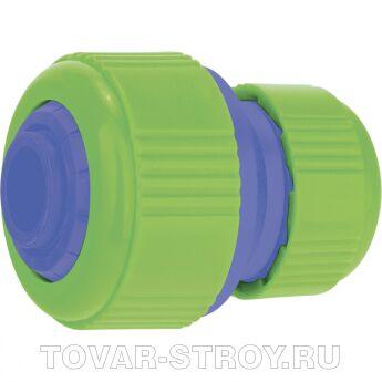 Муфта соединительная с переходом 1/2"-3/4", пластмассовая PALISAD
