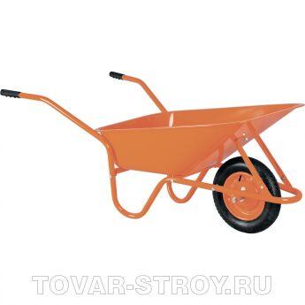 Тачка строительная ТСО-02, пневмоколесо, грузоподъемность 120 кг, объем 90 л. РОССИЯ