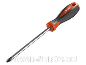 Отвертка ЗУБР МАСТЕР CrV (25062-1-150) РН 1 х 150 мм