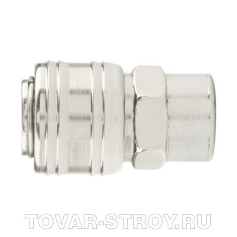 Муфта универсальная быстросъемная ("мама"), 1/4", внутренняя резьба, 2 шт. Stels