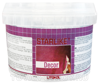 Starlike DECOR ведро 125 гр (жидкая добавка для получения декоративной штукатурки)