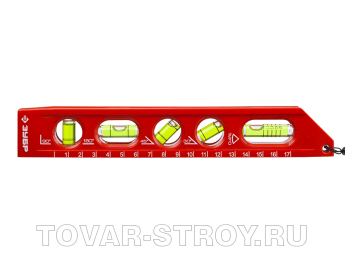 Уровень ЗУБР СУПЕРКОМПАКТ, пластмассовый с ОСОБОмощными магнитами (3455) 230мм