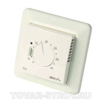 Терморегулятор DEVI Д-532 с датчиком пола и воздуха