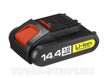 АКБ ЗУБР для шуруповертов Li-lon (АКБ-14.4-Ли 15М1) 14.4 В, 1.5 А-ч