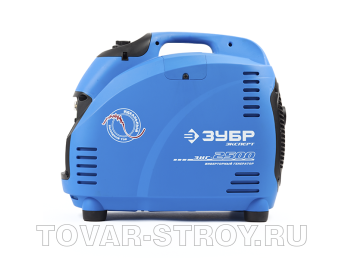 Генератор инверторный ЗУБР (ЗИГ-2500) однофазный, 4-х тактный, 2500/2200 Вт, 220/12 В