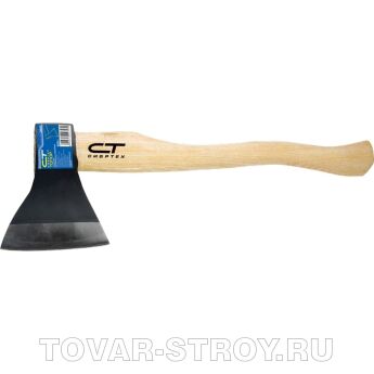Топор ТП11-06, 600 г, в сборе, кованый, деревянное топорище СИБРТЕХ
