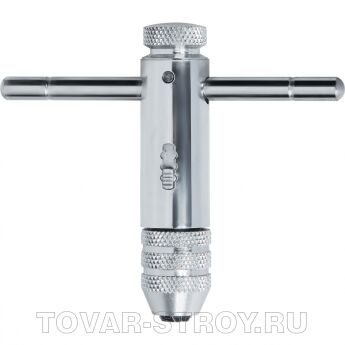 Вороток для метчиков М3 - М8, хромированный, с трещоткой MATRIX