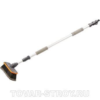 Щетка с подачей воды, телескоп. 2 части (щетка, ручка телескопическая) STELS
