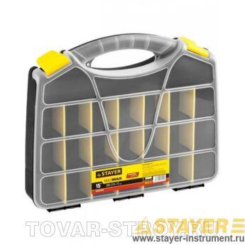 Ящик-органайзер для крепежа STAYER MASTER (38038-15) 15" - 380х310х60 мм