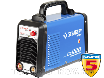 Сварочный инвертор ЗУБР Т3 ПРОФИ (ЗАС-Т3-220) 220 А, 220 В, IGBT, ПВ-60%, Hot start, Arc Force, Anti-Stick