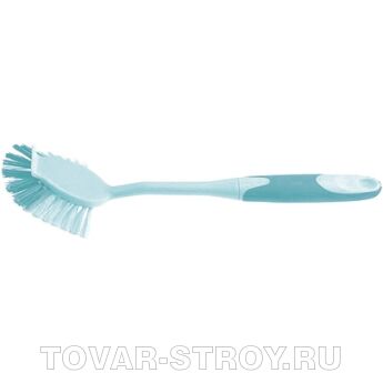 Щетка для посуды квадратная 68*37*275 мм, двухкомпонентная рукоятка ТМ Elfe