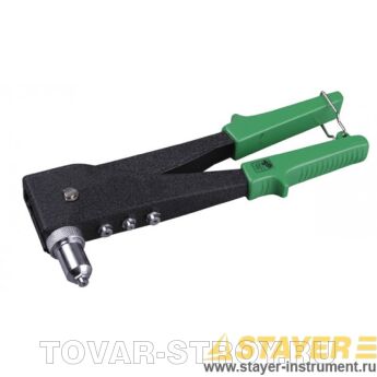 Заклепочник STAYER 3107 поворотный, 90 / 180 градусов, 2,4-4,8 мм