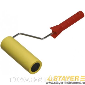 Валик STAYER 0391-18 прижимной резиновый, бюгель 8 мм, 56x180 мм