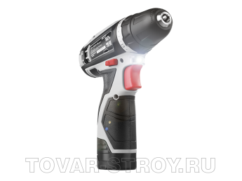 Дрель-шуруповерт ЗУБР Li-lon (ДА-12-2-Ли КМ1) 12 В, 1.5 А-ч, 10 мм, 25 Н-м, 0-360/0-1400 об/мин, БЗУ