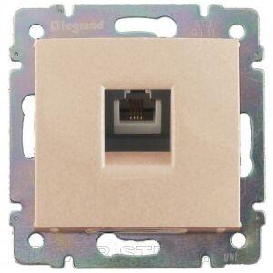 Информационная розетка Valena - RJ45 - Кат. 6 - UTP, слоновая кость
