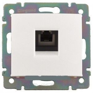 Информационная розетка Valena - RJ45 - Кат. 6 - UTP, белая