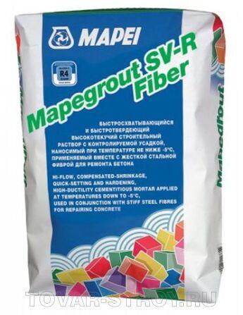 MAPEGROUT SV R Fiber (без фибры), до - 5 наливного типа, от 10 до 50мм, 25 кг